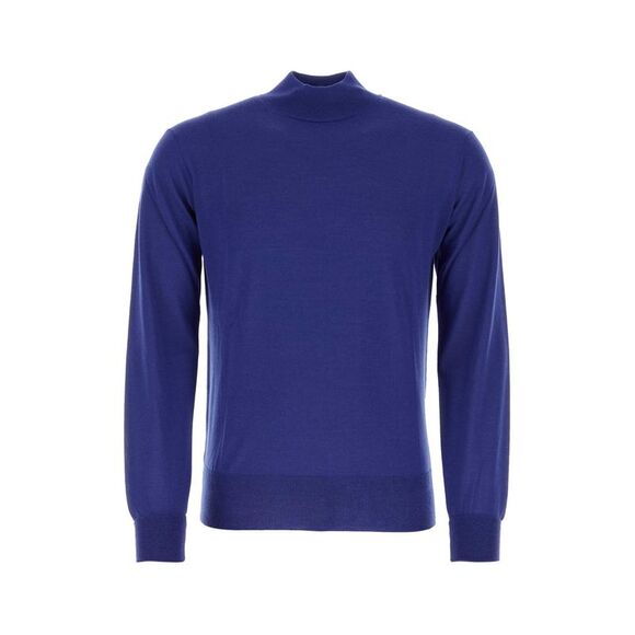 Pt Torino Men Electric Blue Wool Sweater - Picture 1 of 2